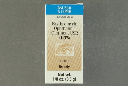Erythromycin Base 0.5% Ointment Tube 3.5 Gram .. .  .  